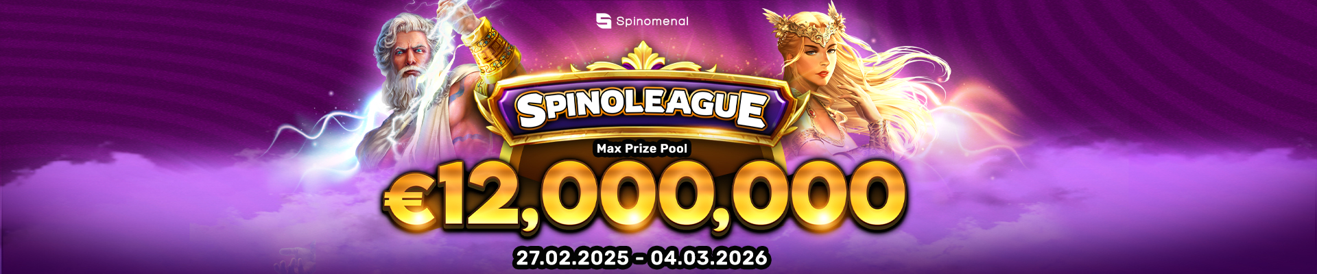 Spinoleague - Join the Spinoleague – €12,000,000 Prize Pool Awaits!